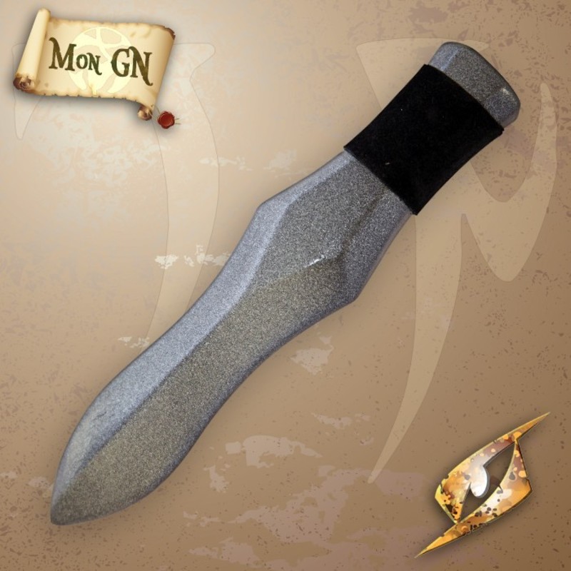 Couteau de lancer manche cuir