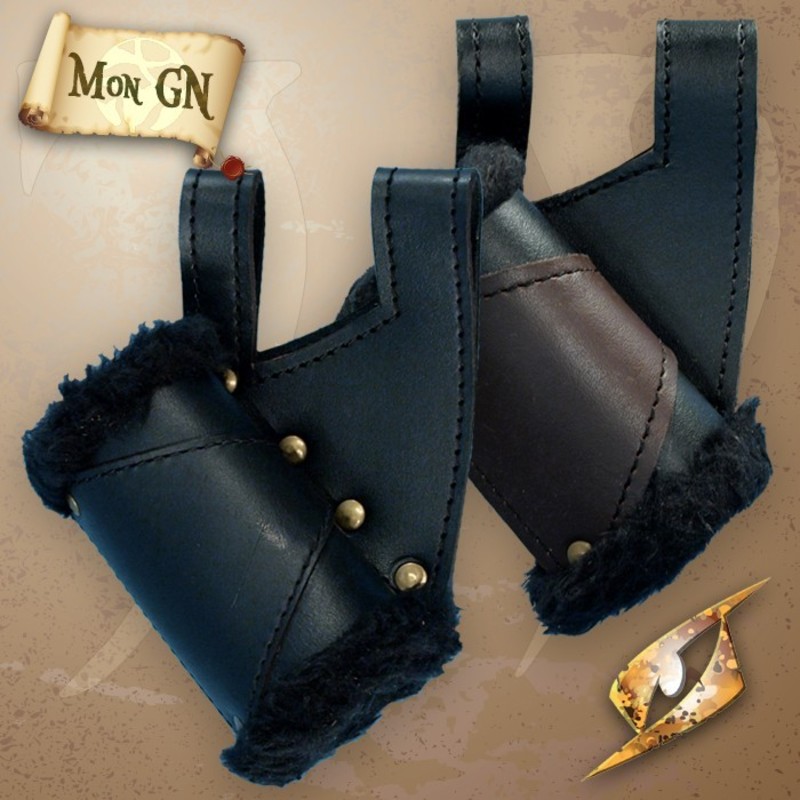  Fourreau à Fourrure Noir - Epic Armoury - vue 1