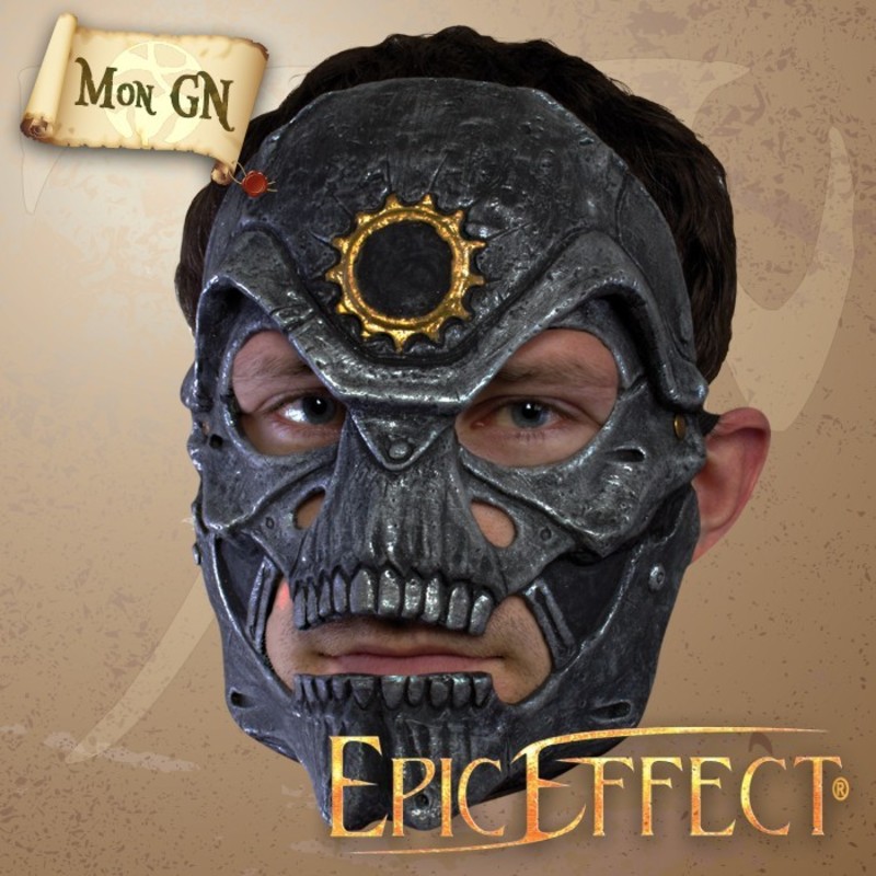 Masque trophée Crâne en Métal