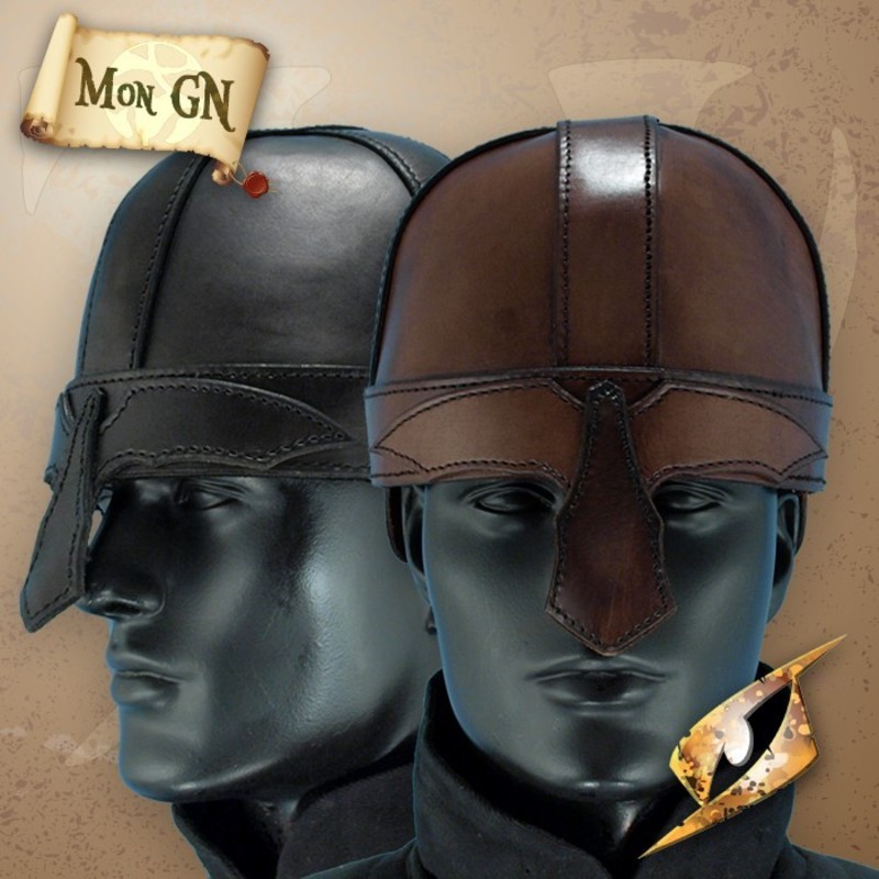 Casque de Guerrier en cuir