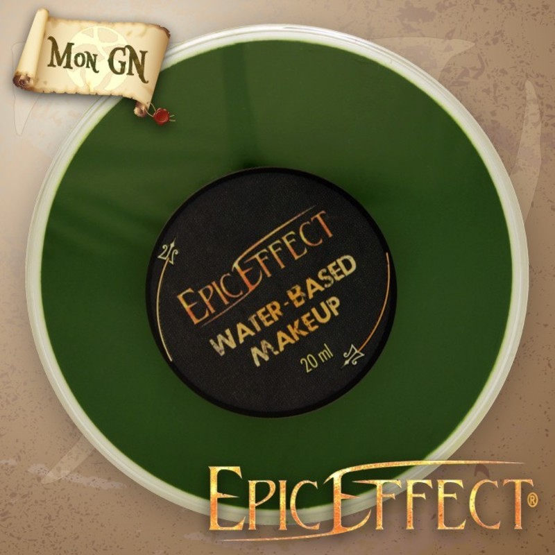  Maquillage à Base d'Eau - Vert Sombre 