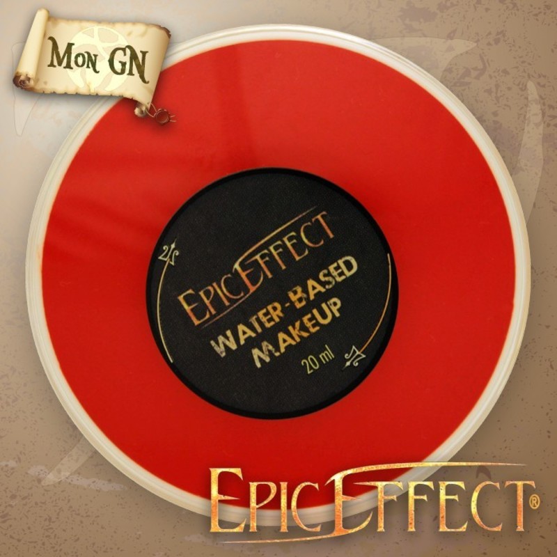  Maquillage à Base d'Eau - Rouge Brillant 
