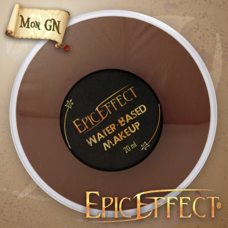  Maquillage à Base d'Eau - Marron Sombre 