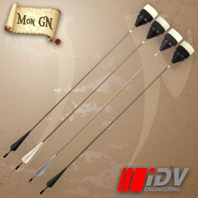 Flèche Marron Tête Plate