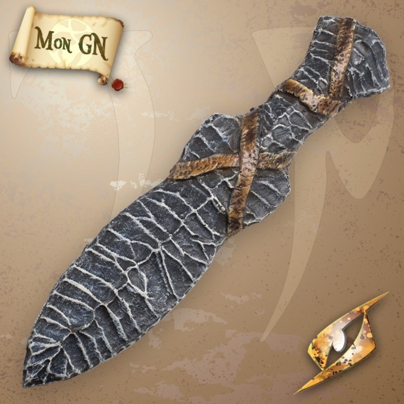 Couteau de lancer en Pierre