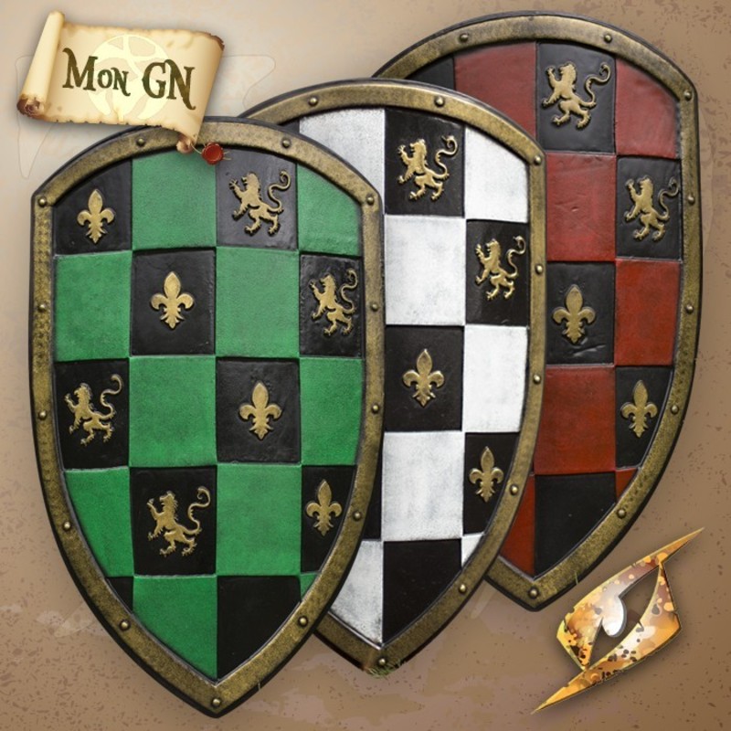 Bouclier à carreaux