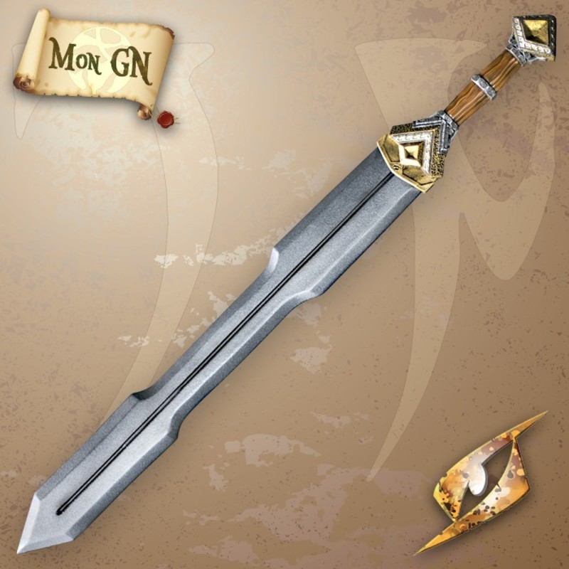 Epée de nain double tranchant