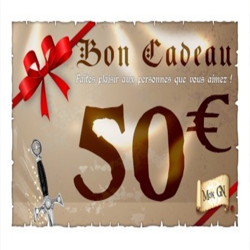  Bon Cadeau-50 - Boutique Mon GN - vue 1