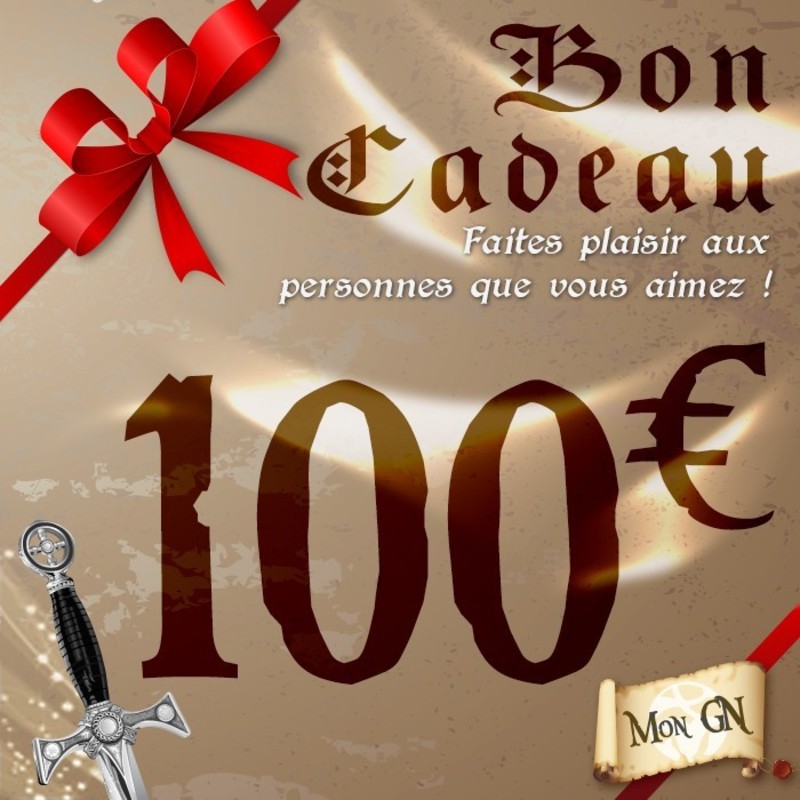  Bon Cadeau-100 - Boutique Mon GN - vue 1