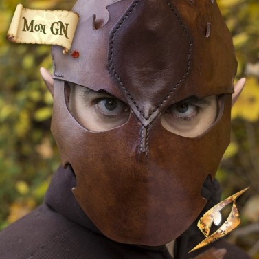  Masque d'Assassin en cuir - Epic Armoury - vue 11