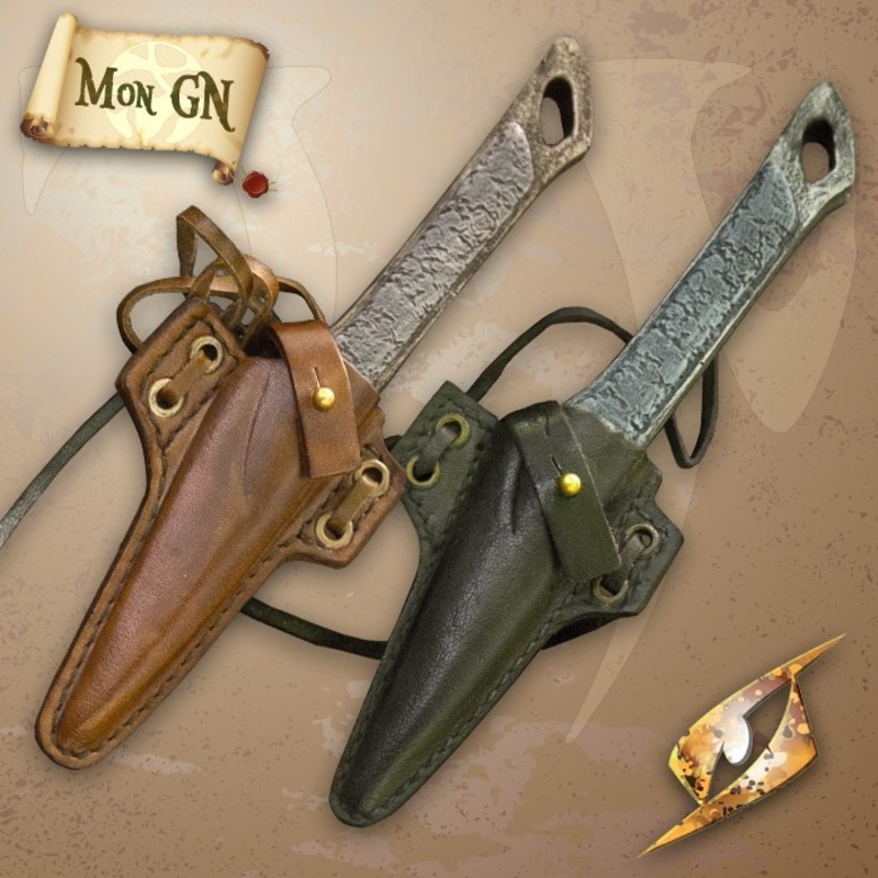  Fourreau et Couteau de lancer rasoir - Epic Armoury - vue 2