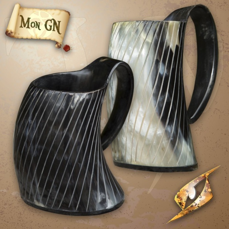  Chope nervurée en corne - Epic Armoury - vue 2