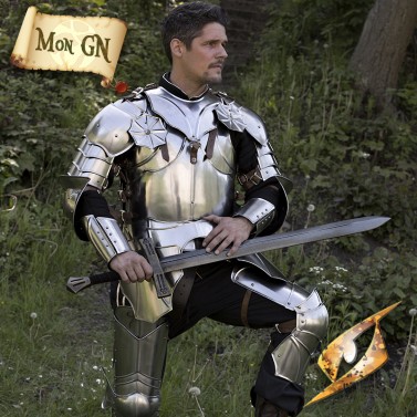 Armure Médiévale Costume Complet du Corps Chevalier Costume d'Armure  Épée