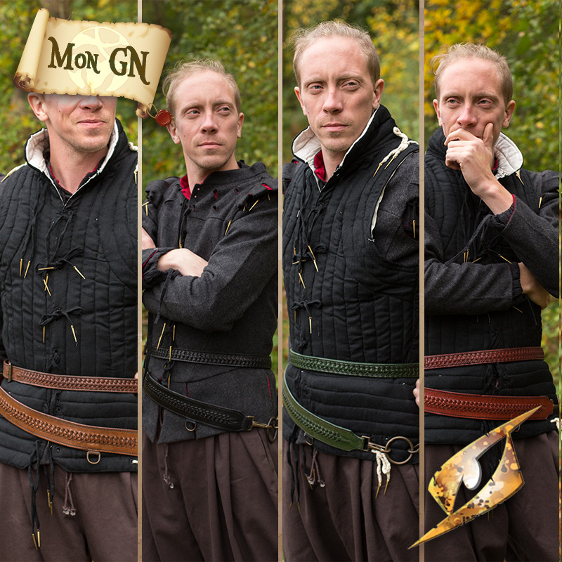 Ceinture d'épée lacée