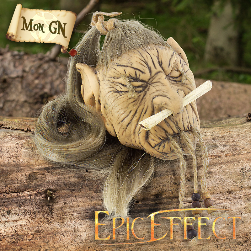 Tête réduite d'Elfe