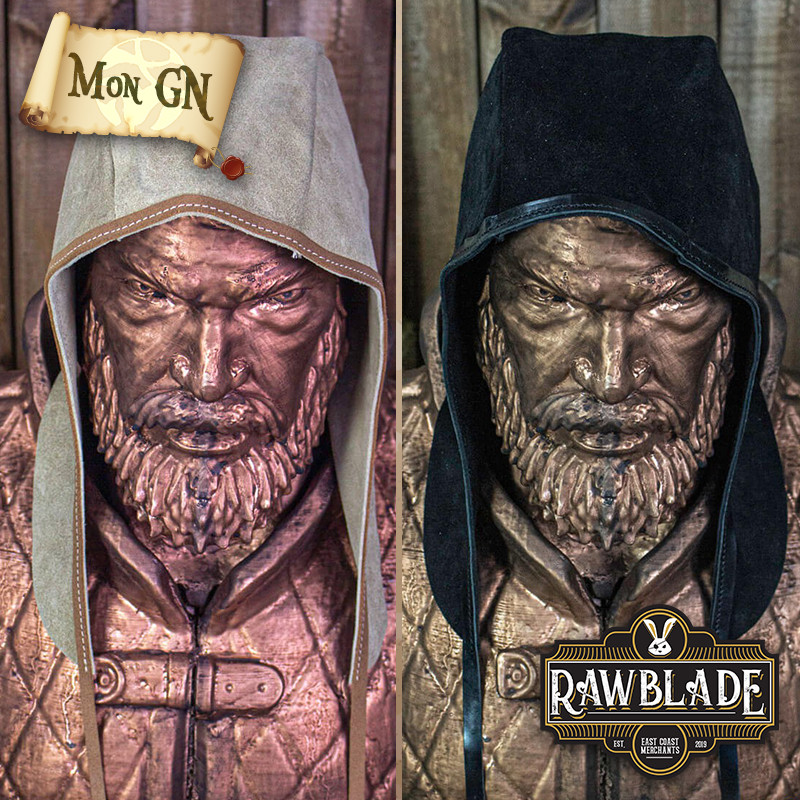 Coiffe en cuir fendu Rouland