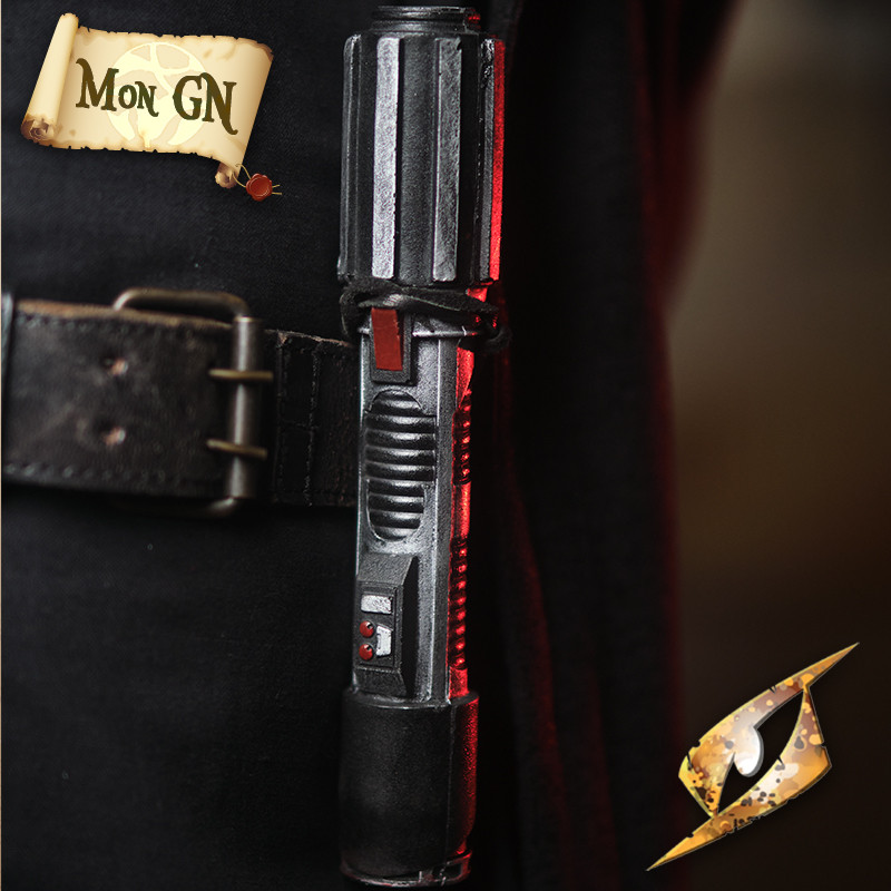 Manche d'épée laser sombre