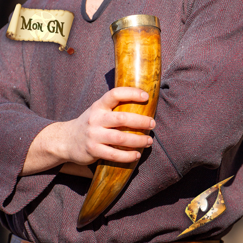 Corne à boire du guerrier...