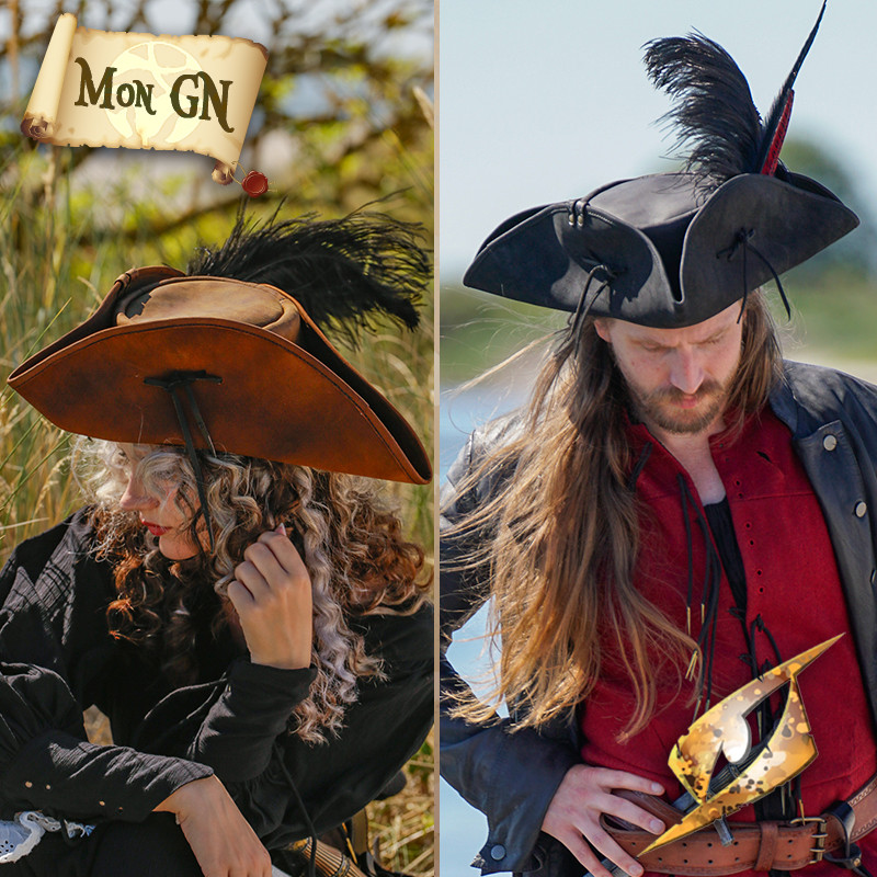Chapeau Tricorne Pirate en...