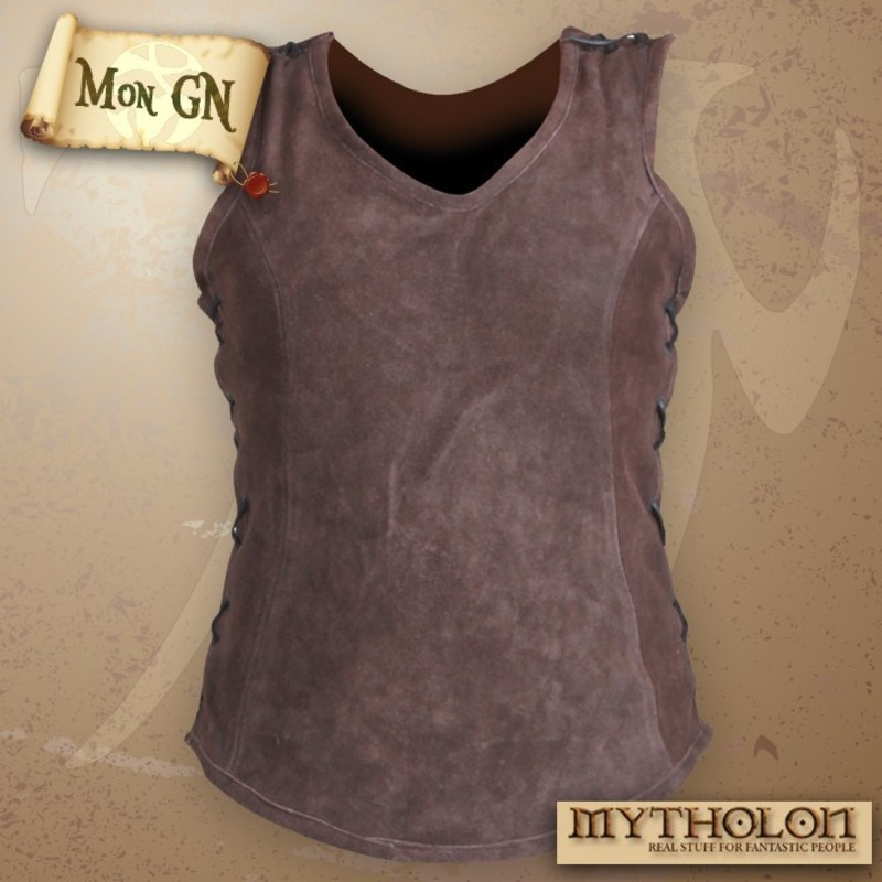 Gilet en daim Dana – Taille XL