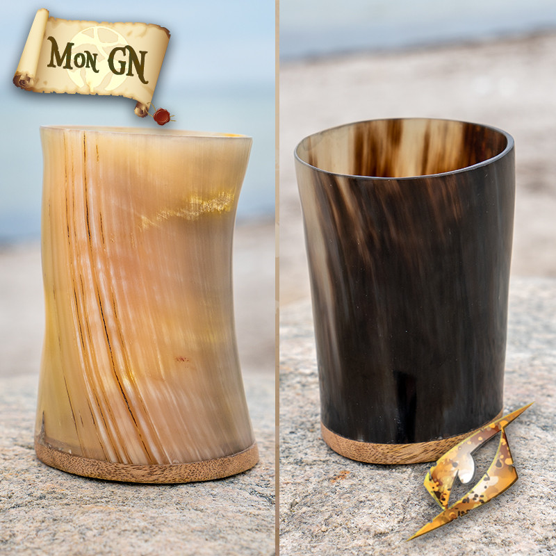  Gobelet Corne Aventurier 0.33L - Epic Armoury - vue 1