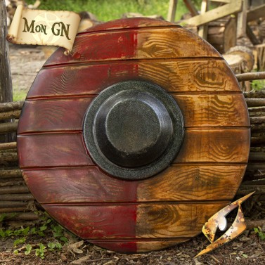  Bouclier Drang en bois peint - Epic Armoury - vue 3