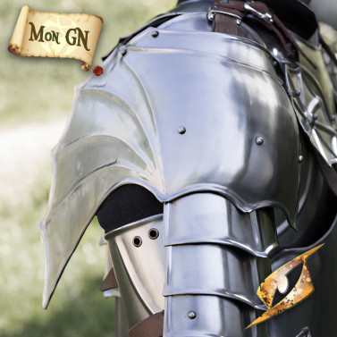 Gorgerin et Spallières Gothiques - vue 3