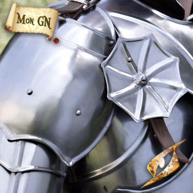 Gorgerin et Spallières Gothiques - vue 4