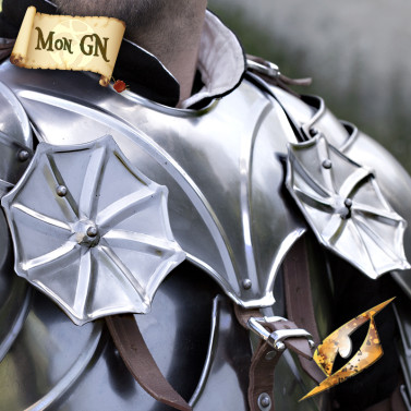 Gorgerin et Spallières Gothiques - vue 5