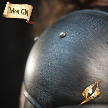 Spallières sombre du Mercenaire - vue 2