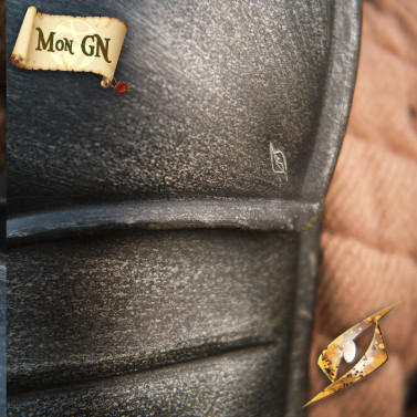 Spallières sombre du Mercenaire - vue 6