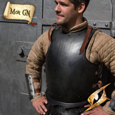 Armure Complète Sombre de Guerrier - vue 2