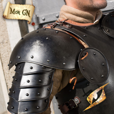 Armure Complète Sombre de Guerrier - vue 3