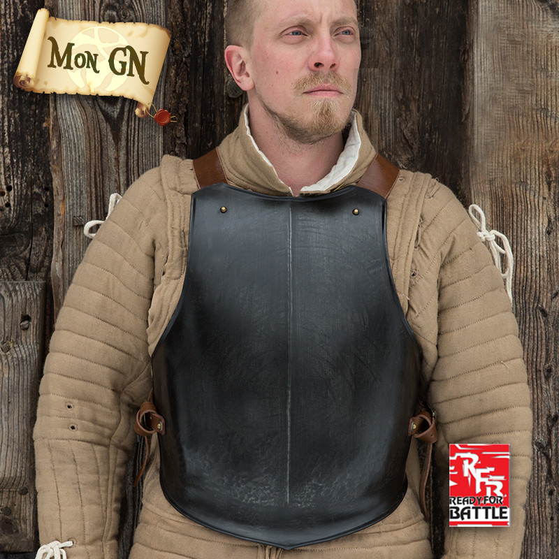 Plastron Simple Sombre - vue 1