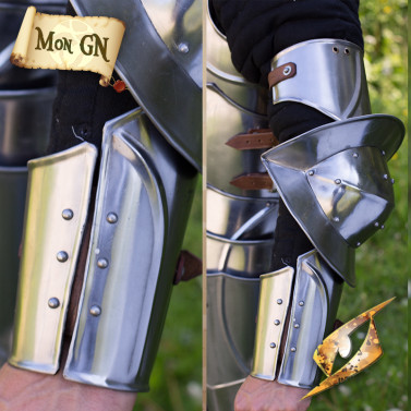 Protections de bras Gothiques - vue 1