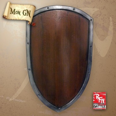  Ecu en bois - Ready For Battle - vue 1