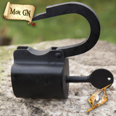 Cadenas en Métal avec Sa Clef - vue 2