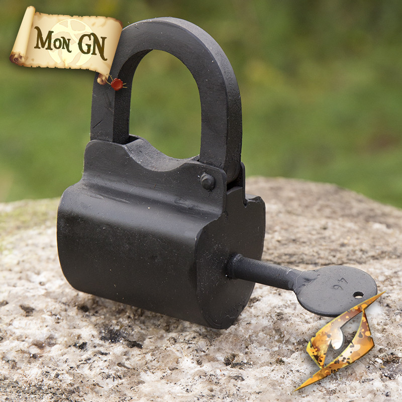 Cadenas en Métal avec Sa Clef - vue 1