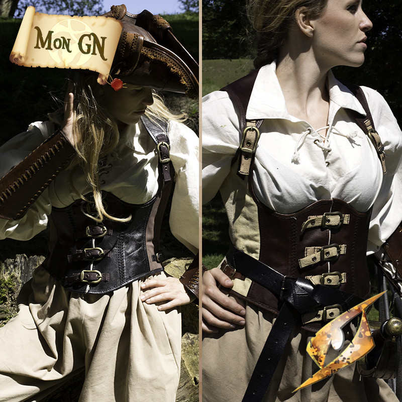 Corset d'aventurière - vue 1