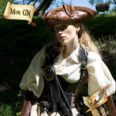 Tricorne en cuir - vue 5