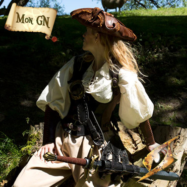 Tricorne en cuir - vue 7