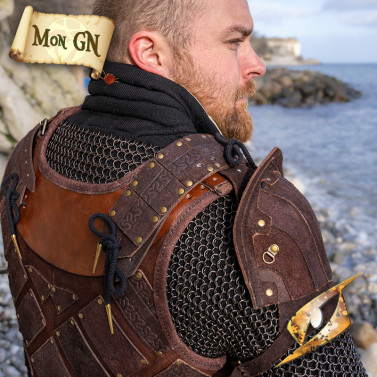  Brigandine Woodsman Suédé - Epic Armoury - vue 9
