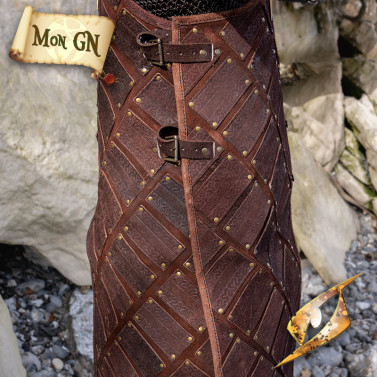  Brigandine Woodsman Suédé - Epic Armoury - vue 10