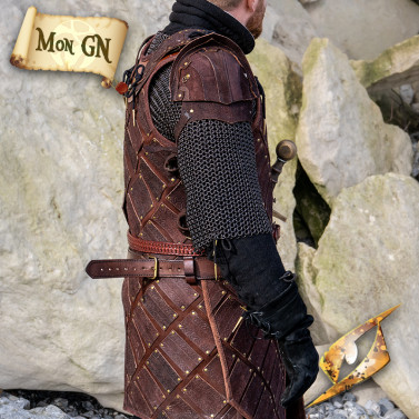  Brigandine Woodsman Suédé - Epic Armoury - vue 11