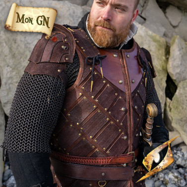  Brigandine Woodsman Suédé - Epic Armoury - vue 13