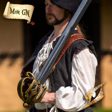  Broadsword à garde panier - Epic Armoury - vue 2