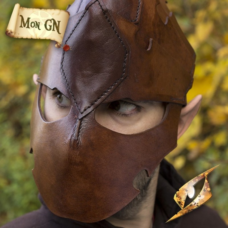 Masque d'Assassin en cuir - Epic Armoury - vue 8