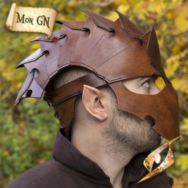 Masque d'Assassin en cuir - Epic Armoury - vue 9