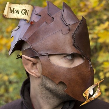  Masque d'Assassin en cuir - Epic Armoury - vue 10
