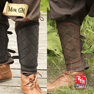  Grèves Viking Cuir - Ready For Battle - vue 1